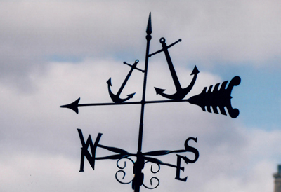 Anchors weathervane